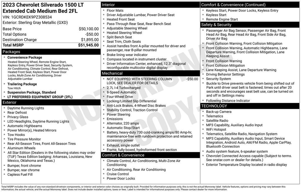 chevrolet silverado 1500 2023 1GCRDKEK9PZ308534 image chevrolet silverado 1500 2023 1GCRDKEK9PZ308534 image